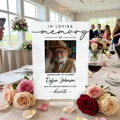 Wedding Memorial Plaque personalization view for Family