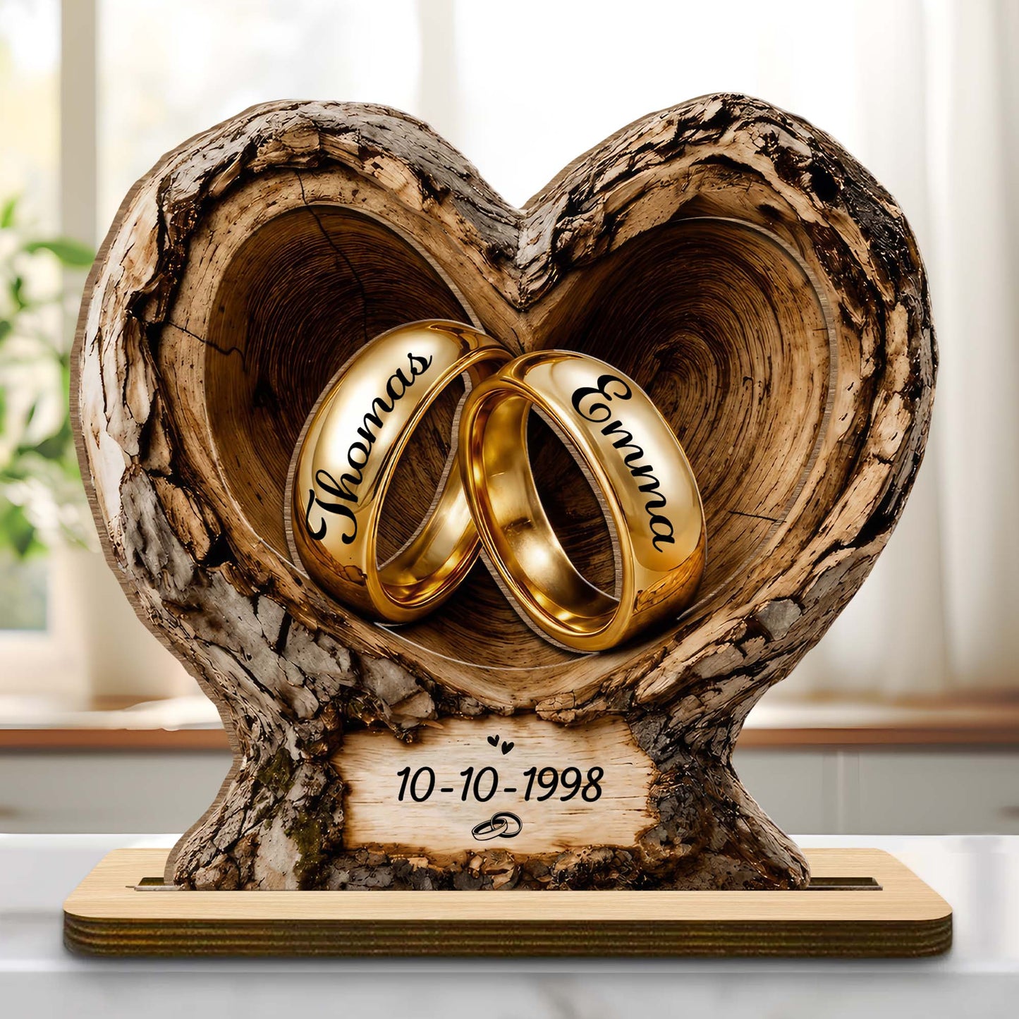 Custom Couple Anniversary Gift for Couples with personalized design details for meaningful gifting image 9