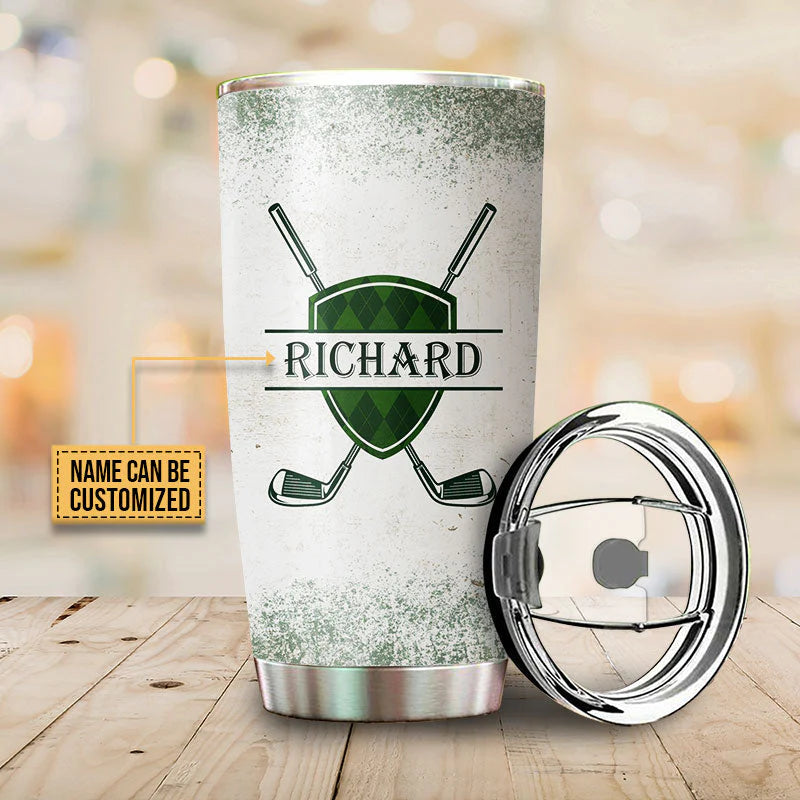 Personalized Golf Tumbler personalization view for Dad