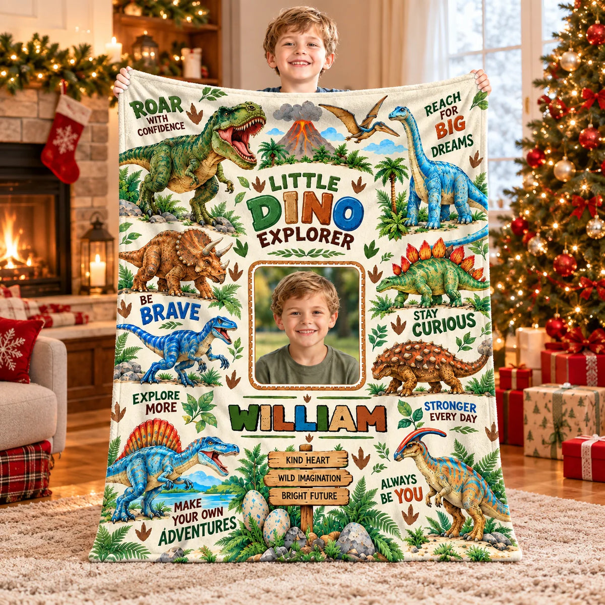 Personalized Dinosaur Photo Blanket – Little Explorer Custom Throw for Boys 2ca6e857-0c8b-4f65-9afc-aaa007334e64-image.png