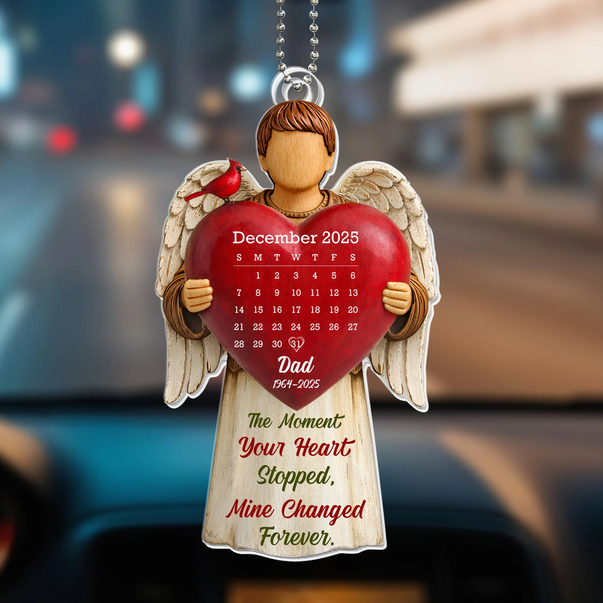 The Moment Your Heart Stopped, Angel Holding Heart