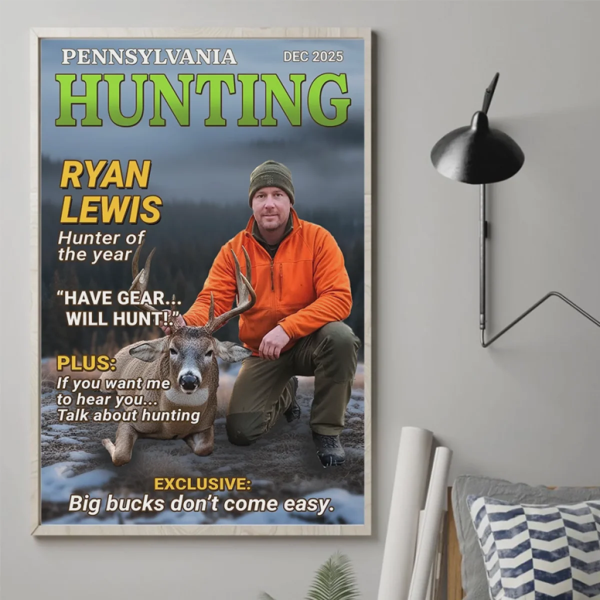 Canvas / Poster gift-ready design for Dad