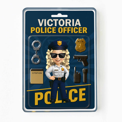 Custom Police Officer Plaque for Military / Veteran with personalized design details for meaningful gifting image 7