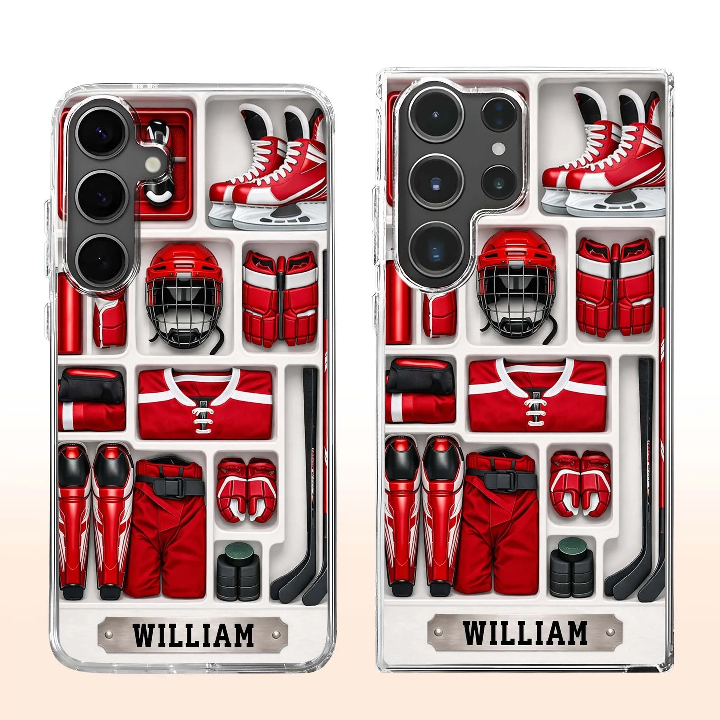 Personalized Hockey Phone Case for Son/Grandson with personalized design details for meaningful gifting image 9