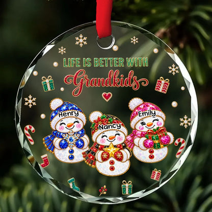 Grandkids Make Christmas Better - Personalized Glass Ornament - Christmas Gift For Grandma 2c6b1317-fa38-4430-8205-9632a849847d-2_converted.png