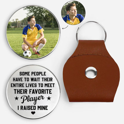 Personalized Soccer Mom Keychain for Mom with personalized design details for meaningful gifting
