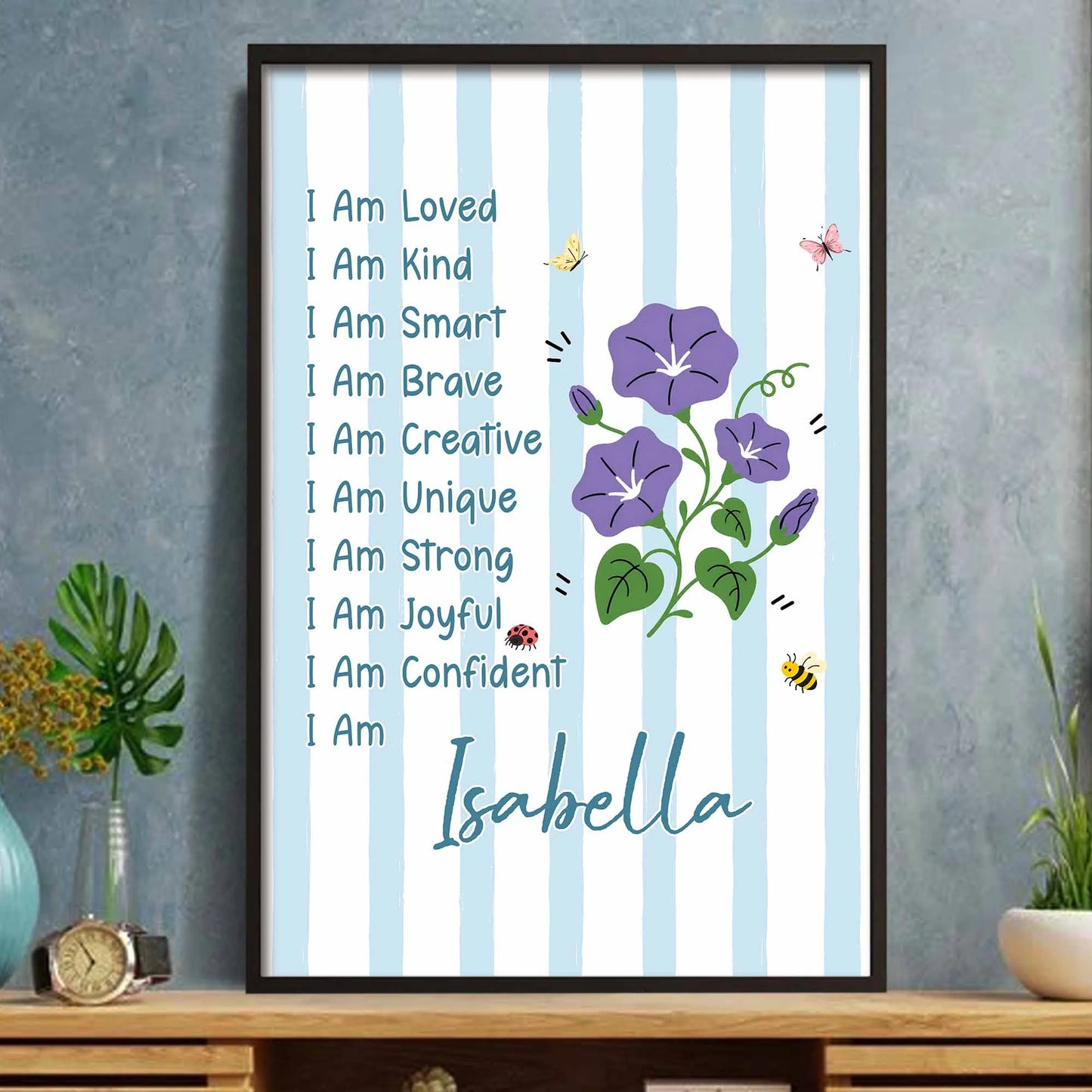 Custom Kids Affirmation Poster personalization view for Kids/Babies