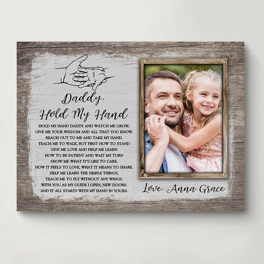 Dad Custom Photo Canvas