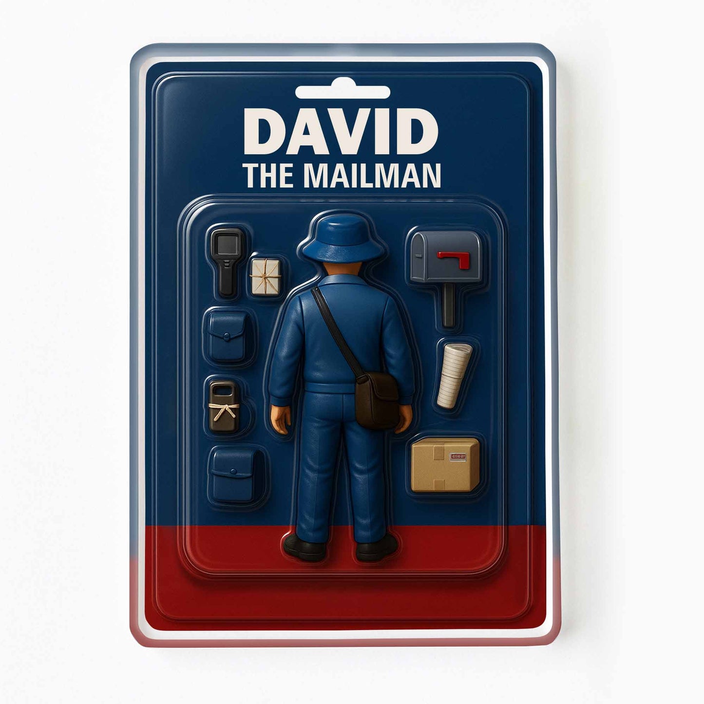 Custom Mailman Acrylic Plaque for Colleagues with personalized design details for meaningful gifting image 7