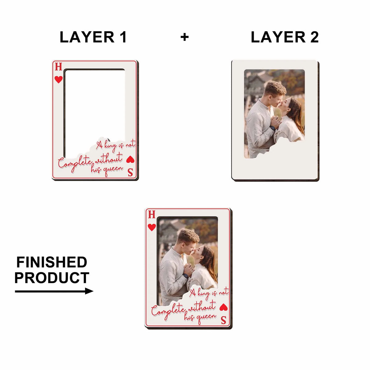 A King is Not Complete Without His Queen, Playing Cards Design