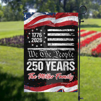 Garden Flag gift-ready design for Family