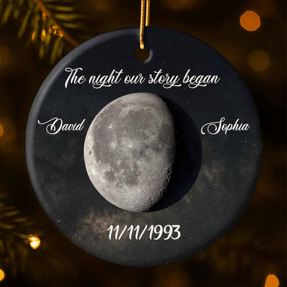 The Night Our Story Began Moon And Stars
