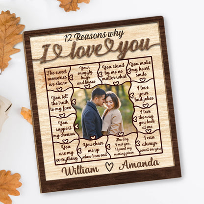 Wood Sign detail view for Wife