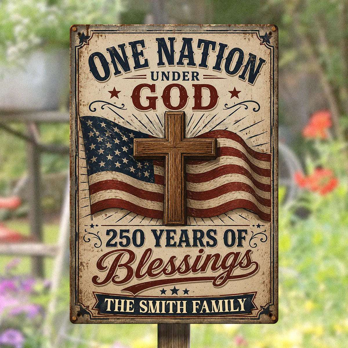 Metal Sign gift-ready design for Family