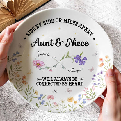 Side By Side Or Miles Apart, Aunt & Niece Connected By Heart