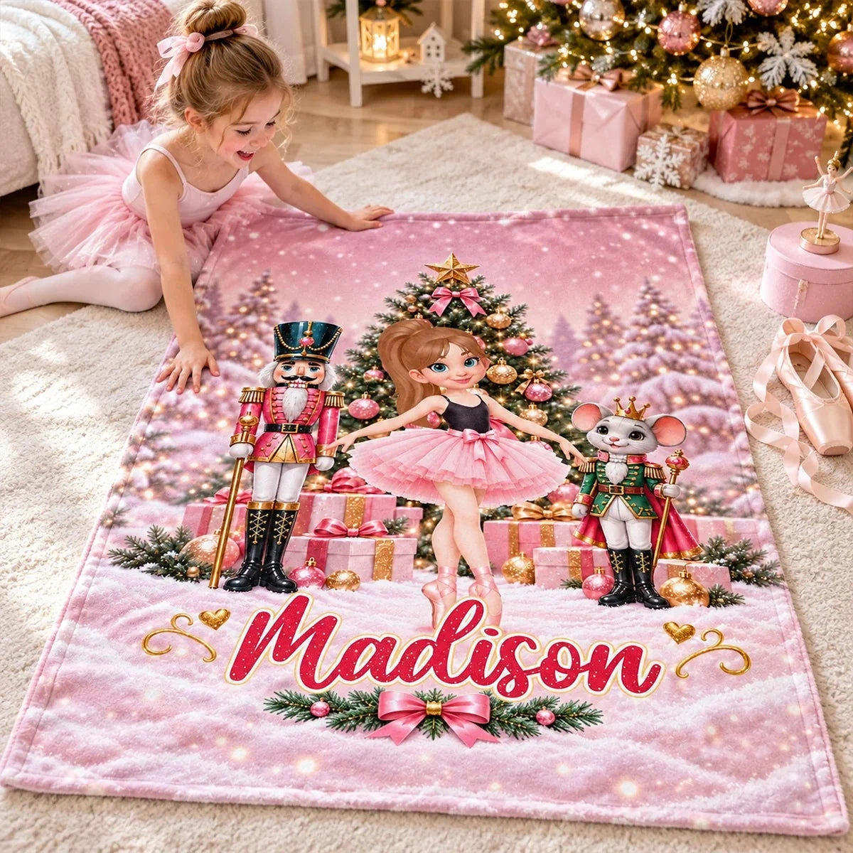 The Nutcracker Ballet Dancer - Personalized Fleece Blanket - Christmas Gift for Daughter, Granddaughter, Niece c0e1fcf0-6797-4de5-aaac-83e8057dcbe4-hKSO0ar4Ql__pod3202610121265_web2.jpg