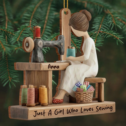 Just A Girl Who Loves Sewing And Crafting