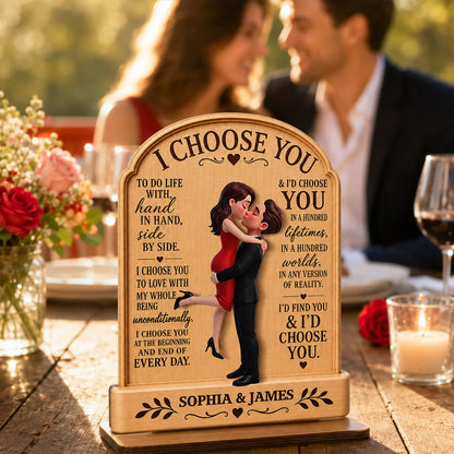 Plaque gift-ready design for Couples