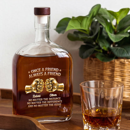 Custom Whiskey Bottle personalization view for Brother
