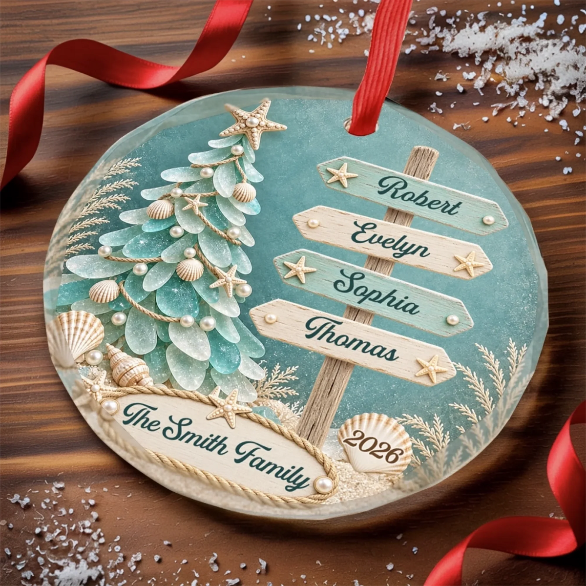 Custom Sea Glass Circle Glass Ornament - Personalized Crystal Ornament - Christmas Gift For Family c37a78de-1880-4296-98c1-3683c912c381-banner-3.png