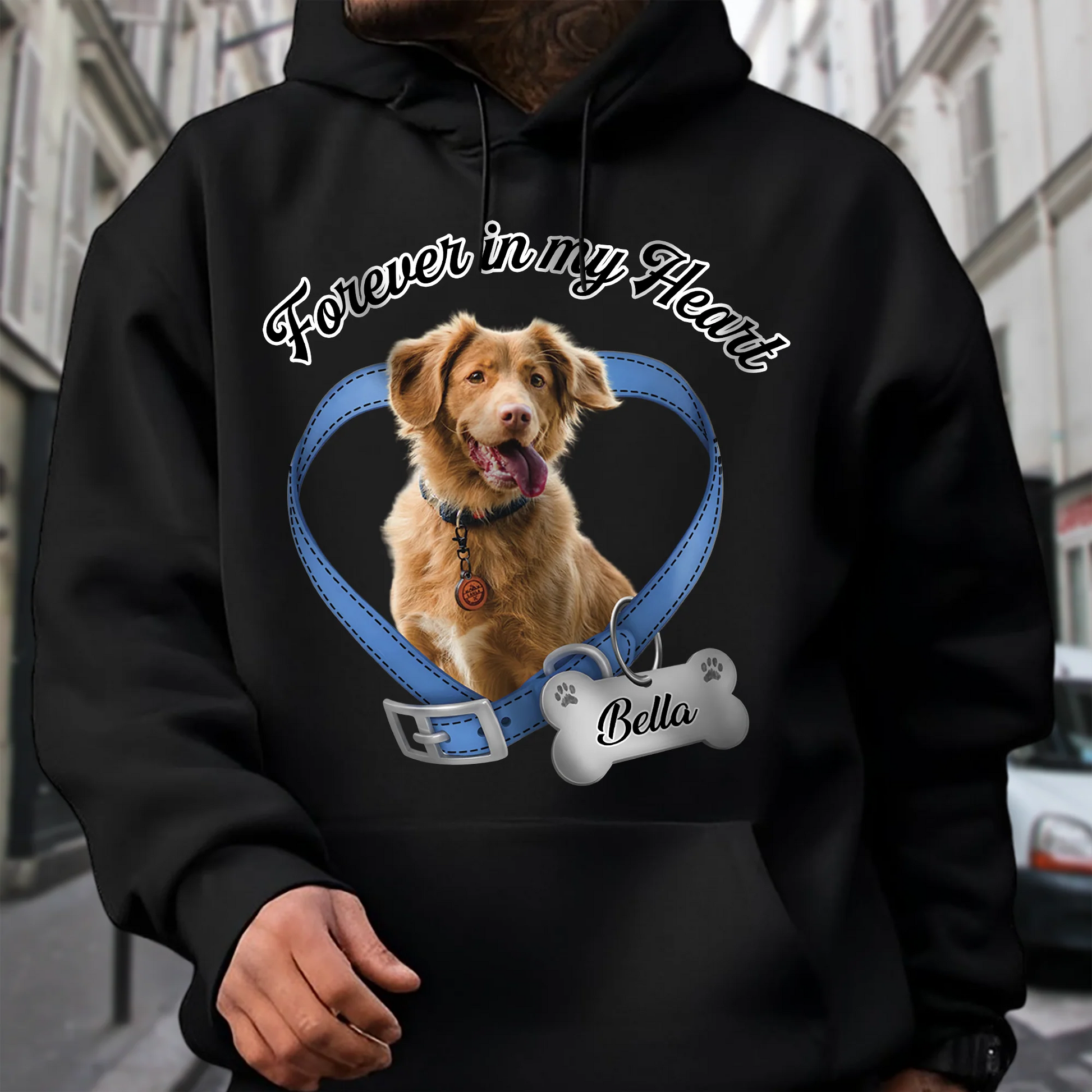 Forever In My Heart - Custom Pet Photo Memorial T-Shirt