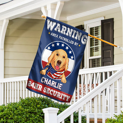 Personalized Dog Garden Flag personalization view for Dog Lovers