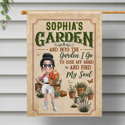 Personalized garden flag with custom name and floral illustration - perfect outdoor gift for mom and gardening lovers image 6