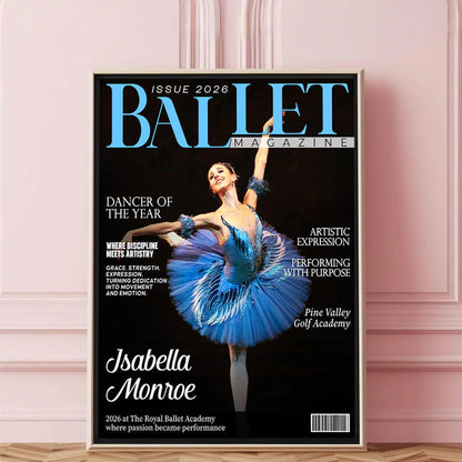 Personalized Ballet Dancer Poster personalization view for Daughter/Granddaughter