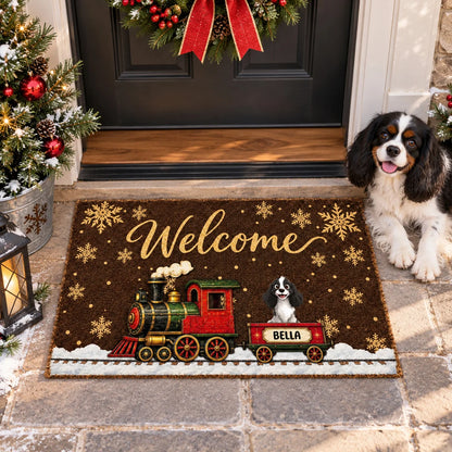 Merry Dogs Welcome - Personalized Doormat afd14285-e826-4e3b-aabf-29b9810489a0-banner-3.jpg