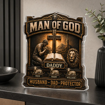 Plaque gift-ready design for Dad
