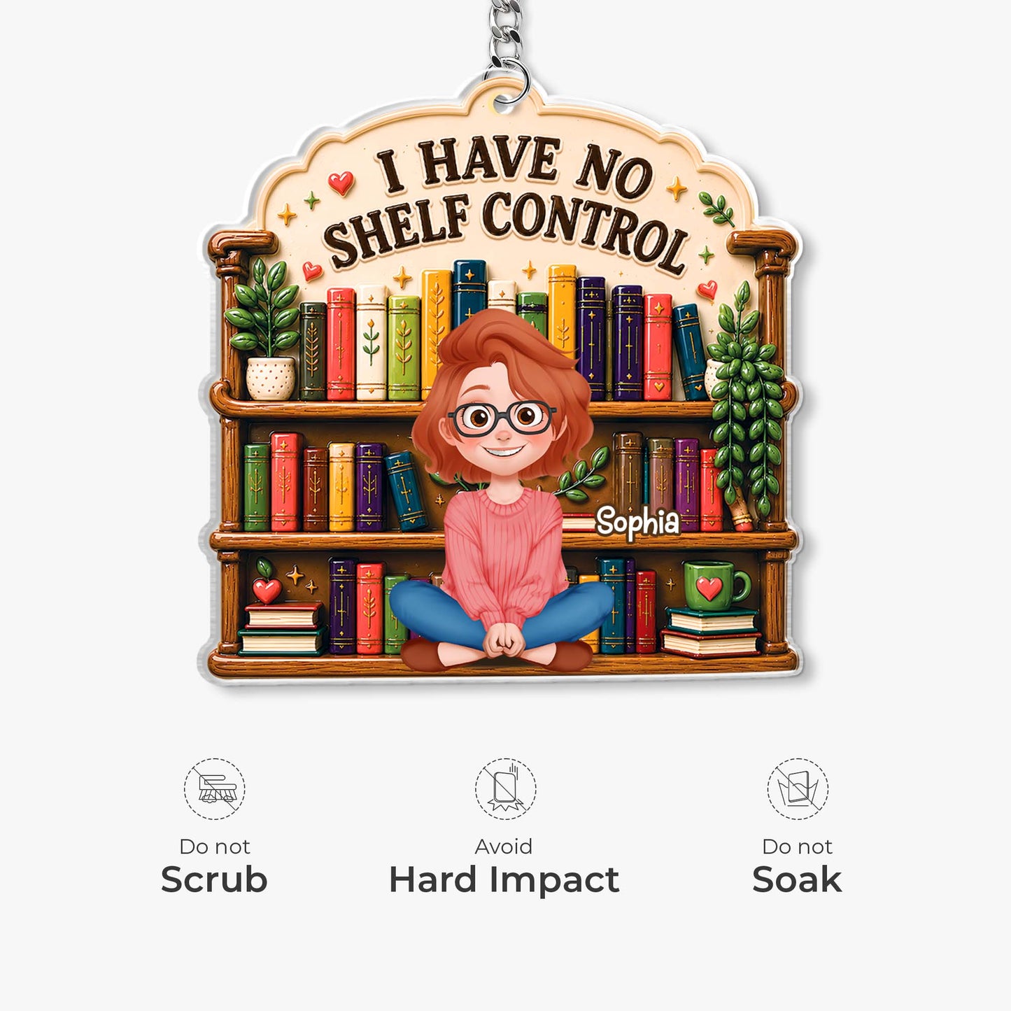 Keychain gift-ready design for Mom