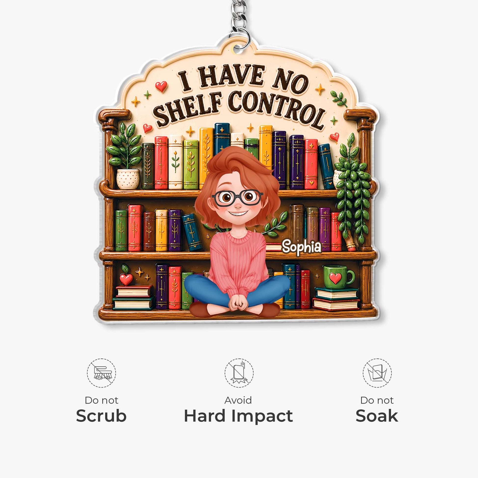 Keychain gift-ready design for Mom