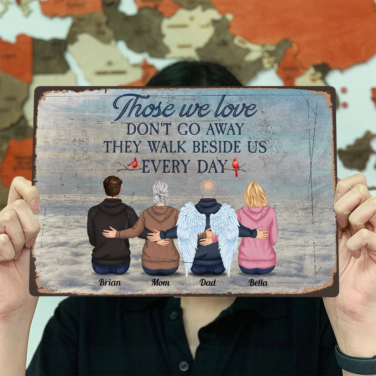Metal Sign gift-ready design for Family
