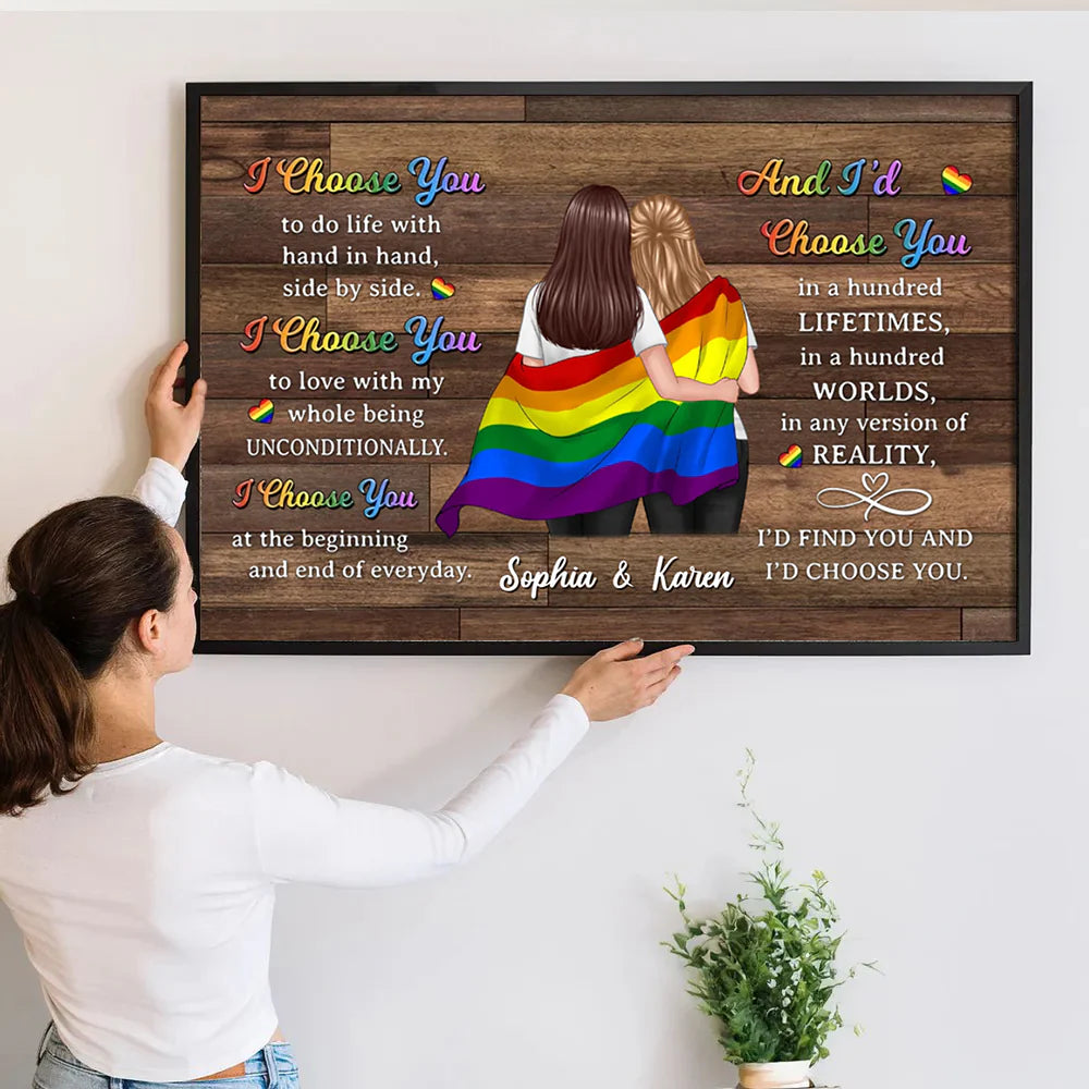 Canvas / Poster gift-ready design for Couples