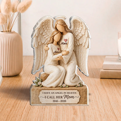 Plaque material and size view - Personalized Sympathy Plaque