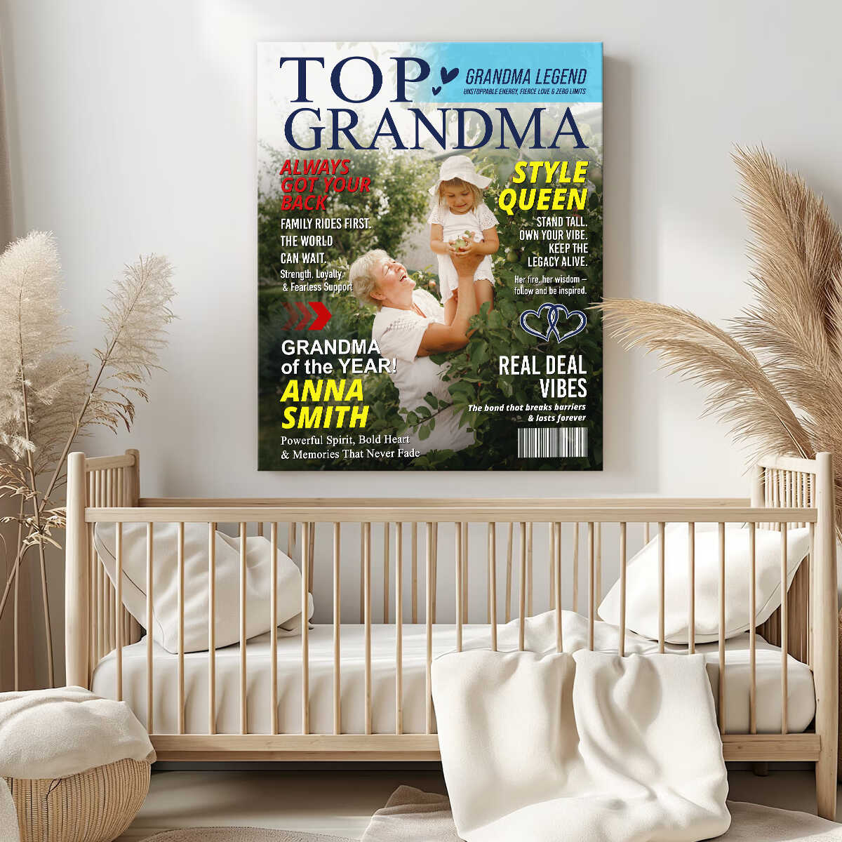 Canvas / Poster gift-ready design for Grandma