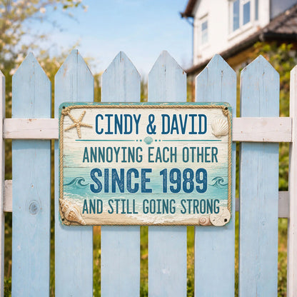 Metal Sign detail view for Couples