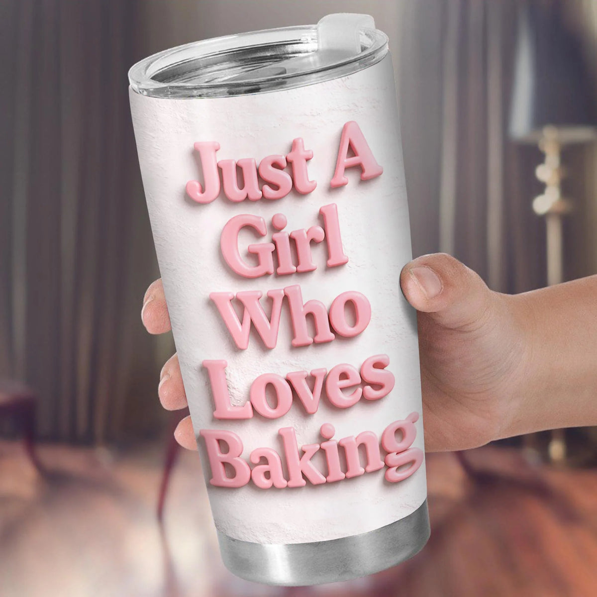 Just A Girl Who Loves Baking With Mixer And Cookies