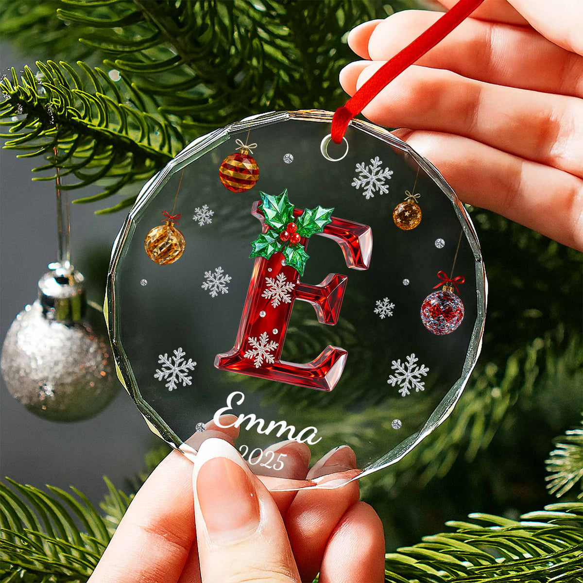 Celebrate A Special Holiday Season With Festive Holly And Snowflakes