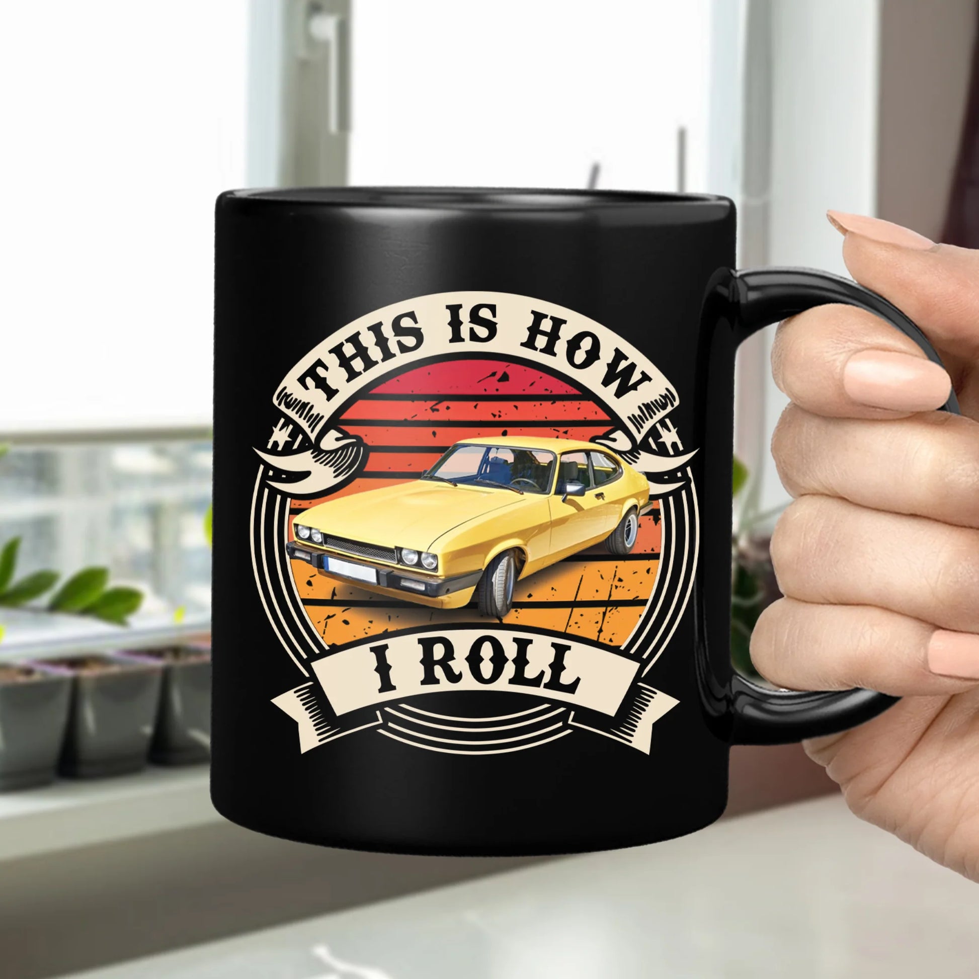 "I'm Not Old, I'm Classic" Personalized Car Mug personalization view for Dad
