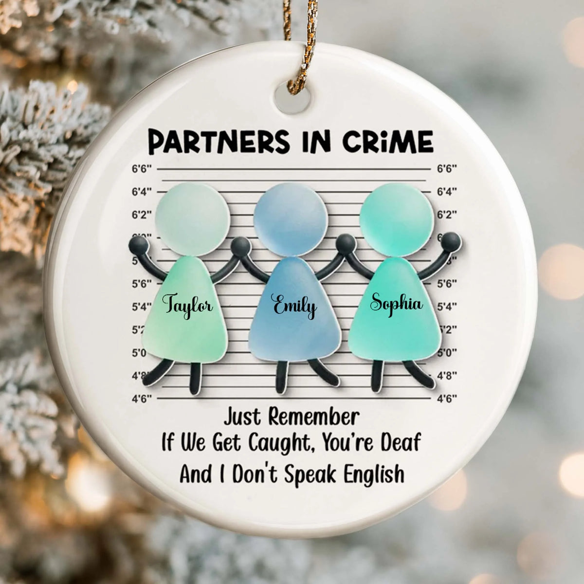 Partners In Crime, Remember If We Get Caught, Mugshot Figures