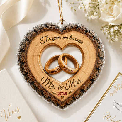 Acrylic Ornament gift-ready design for Wife