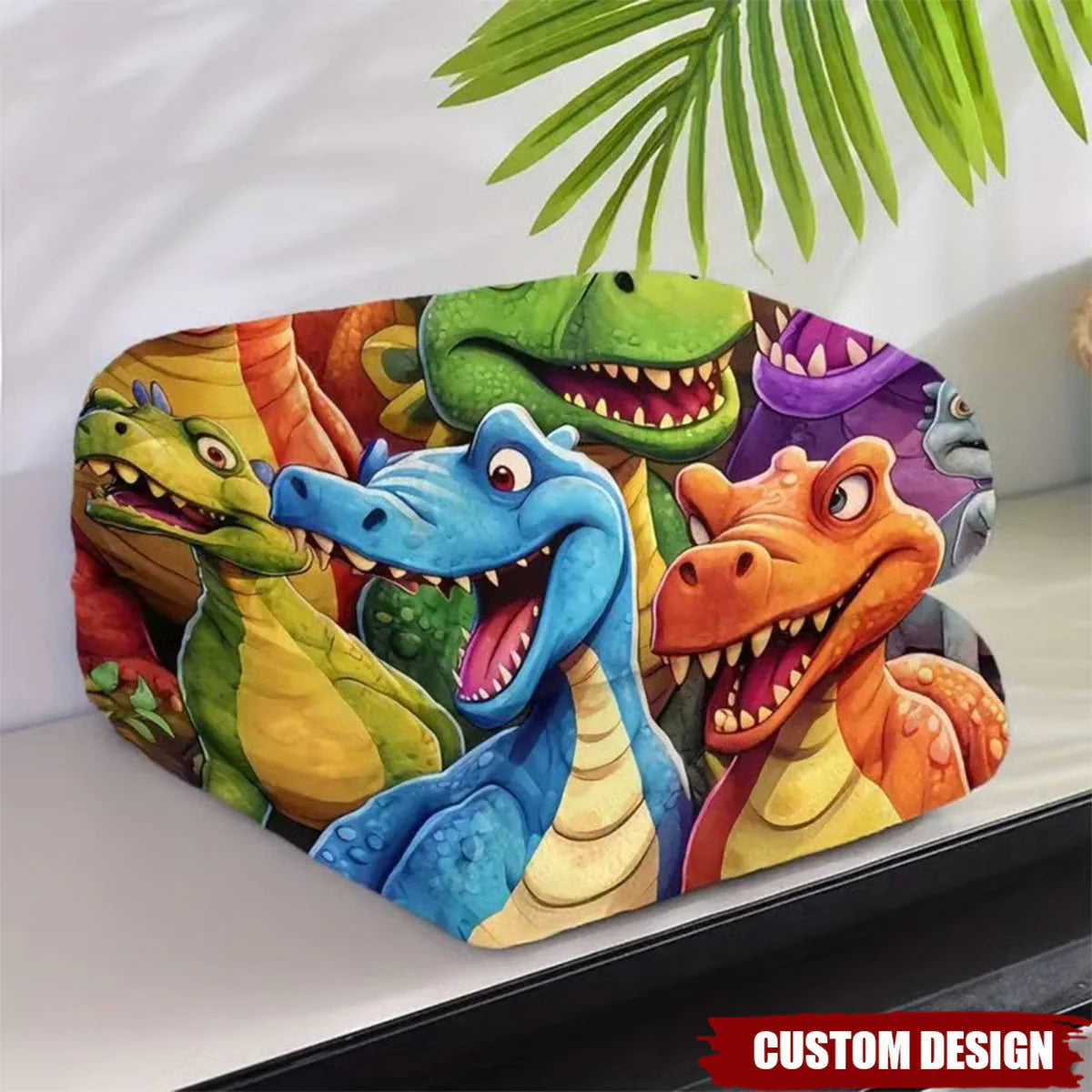 Personalized Dinosaur Baby Blanket personalization view for Kids/Babies