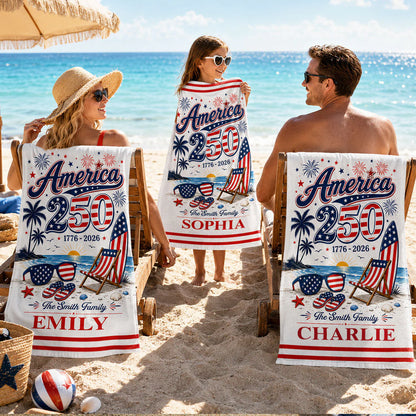 Towel gift-ready design for Family