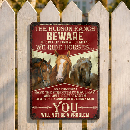 Beware This Is A Lil' Farm Which Means We Ride Horses
