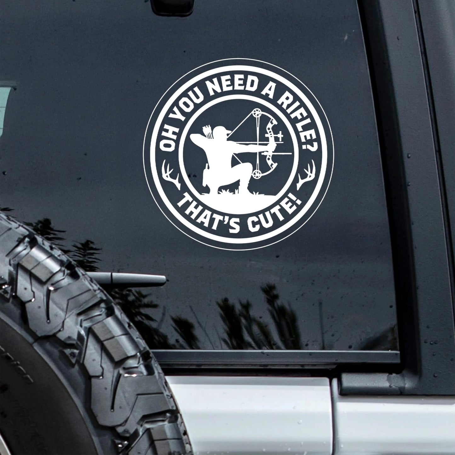 Custom Hunting Car Decal personalization view for Dad