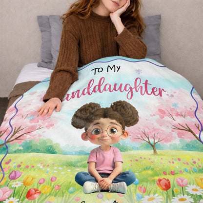 To My Granddaughter, Always Remember You Are Loved, Flowers And Trees