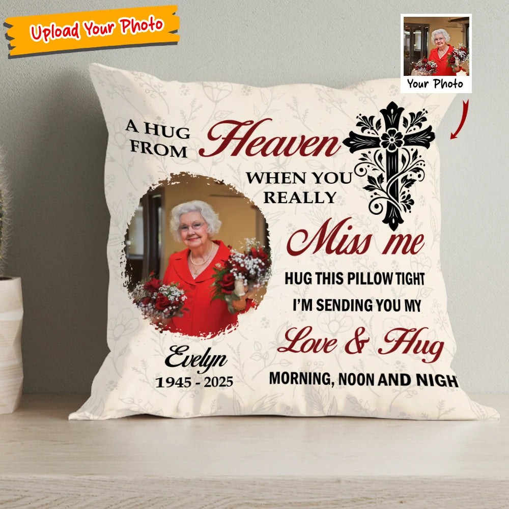 Personalized Memorial Sympathy Pillow - Loss of Loved One in Heaven - Custom Picture Remembrance Gifts 91f5415b-db65-4179-bd8f-ee27676a9b0a-5.png