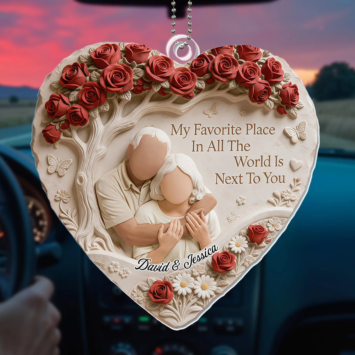 My Favorite Place In All The World Is Next To You, Roses and Hearts