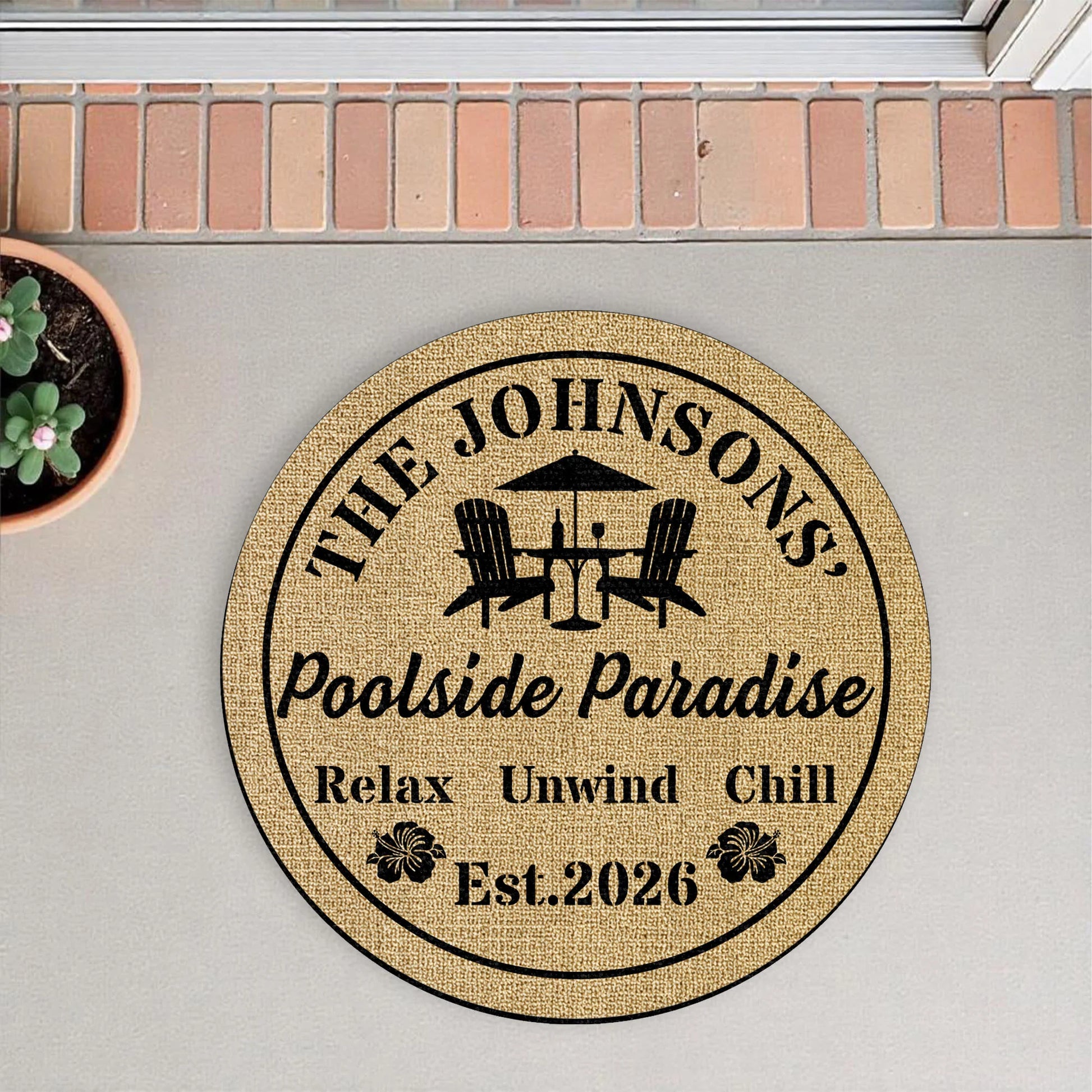 Doormat gift-ready design for Couples